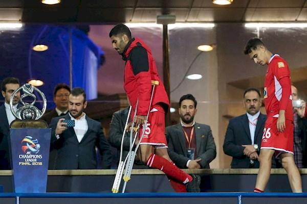 مدافع پرسپولیس، قربانی بزرگ فینال: رباط انصاری پاره شد مدافع پرسپولیس، قربانی بزرگ فینال: رباط انصاری پاره شد