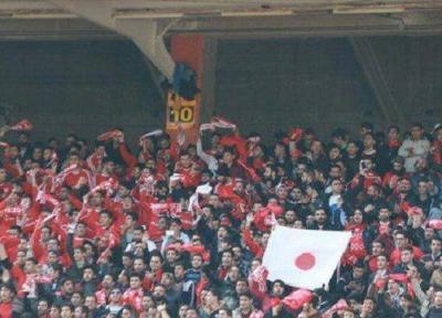 پرچم های ژاپن در استادیوم تبریز، کاشیما بازهم تشویق شد!