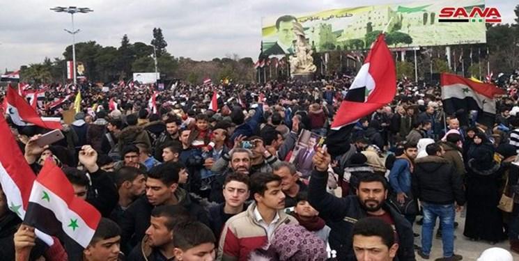 تصاویر، جشن و پایکوبی در حلب به مناسبت آزادی کامل شهر تصاویر، جشن و پایکوبی در حلب به مناسبت آزادی کامل شهر