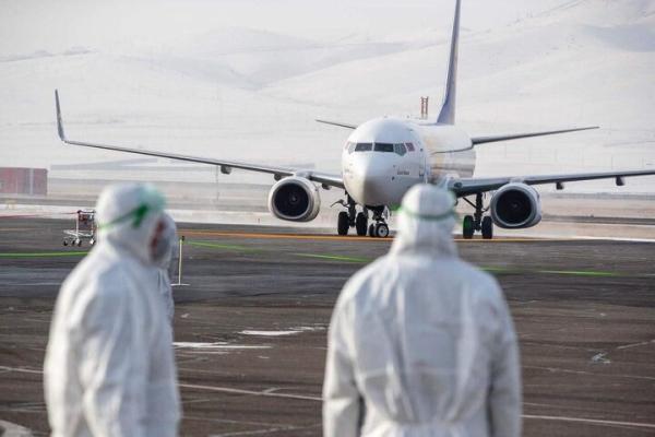 19 نفر مبتلا به ویروس کرونا در پرواز نجف به تهران