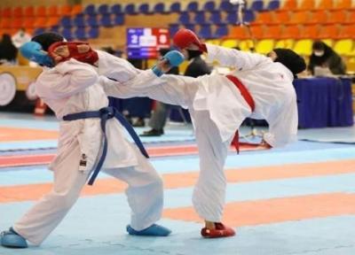 شروع مسابقات کاراته بانوان کشور در سمنان