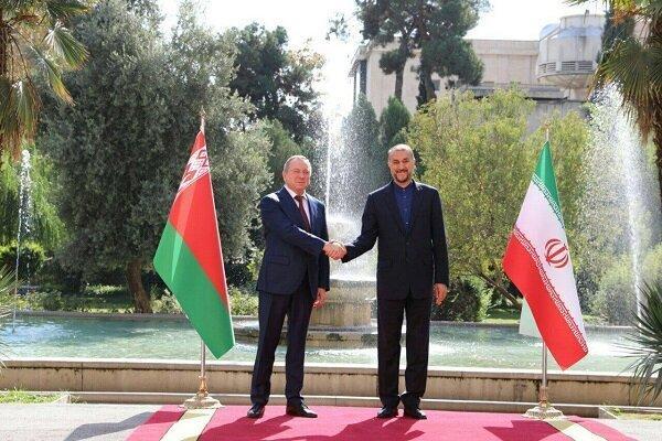 عکس ، استقبال امیرعبداللهیان از وزیر خارجه بلاروس